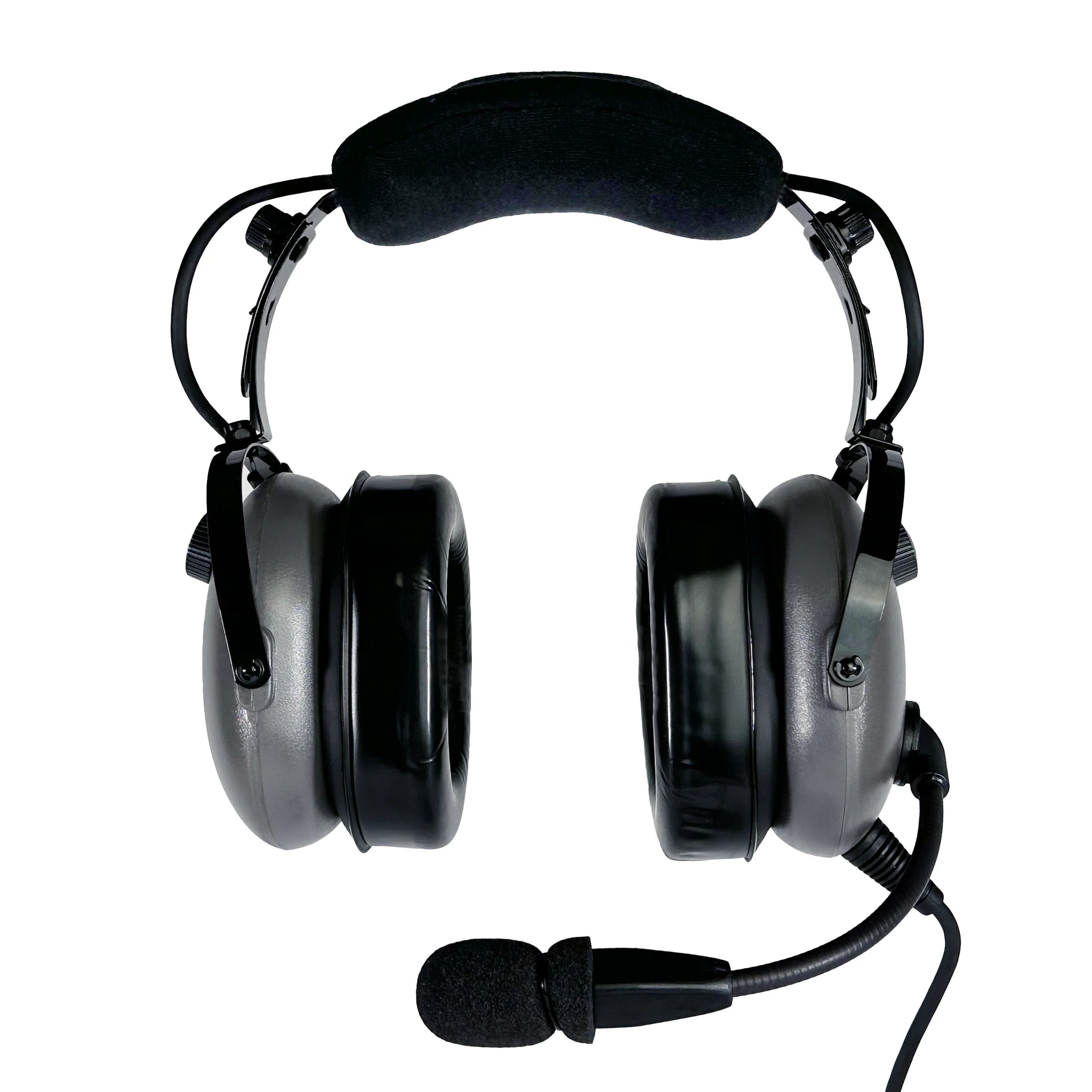 PA-12.8S Aviation Headset - Dual GA Plugs (Mono/Stereo)