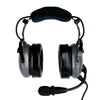 PA-12.8S Aviation Headset - Dual GA Plugs (Mono/Stereo)