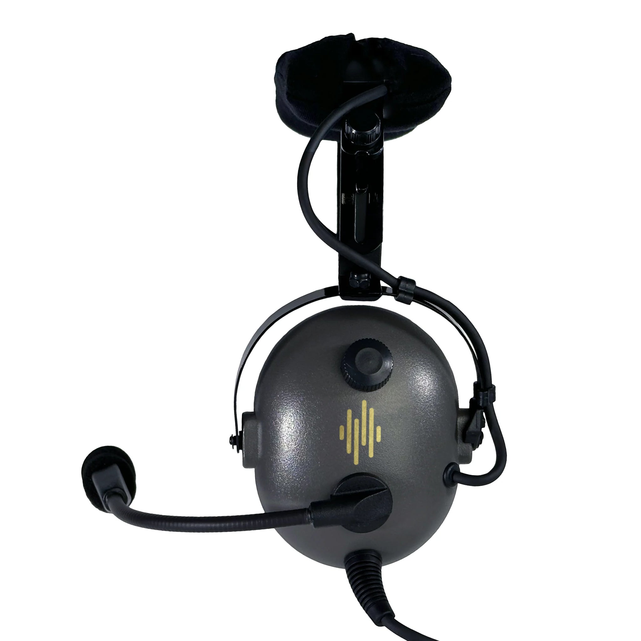 PA-12.8S Aviation Headset - Dual GA Plugs (Mono/Stereo)