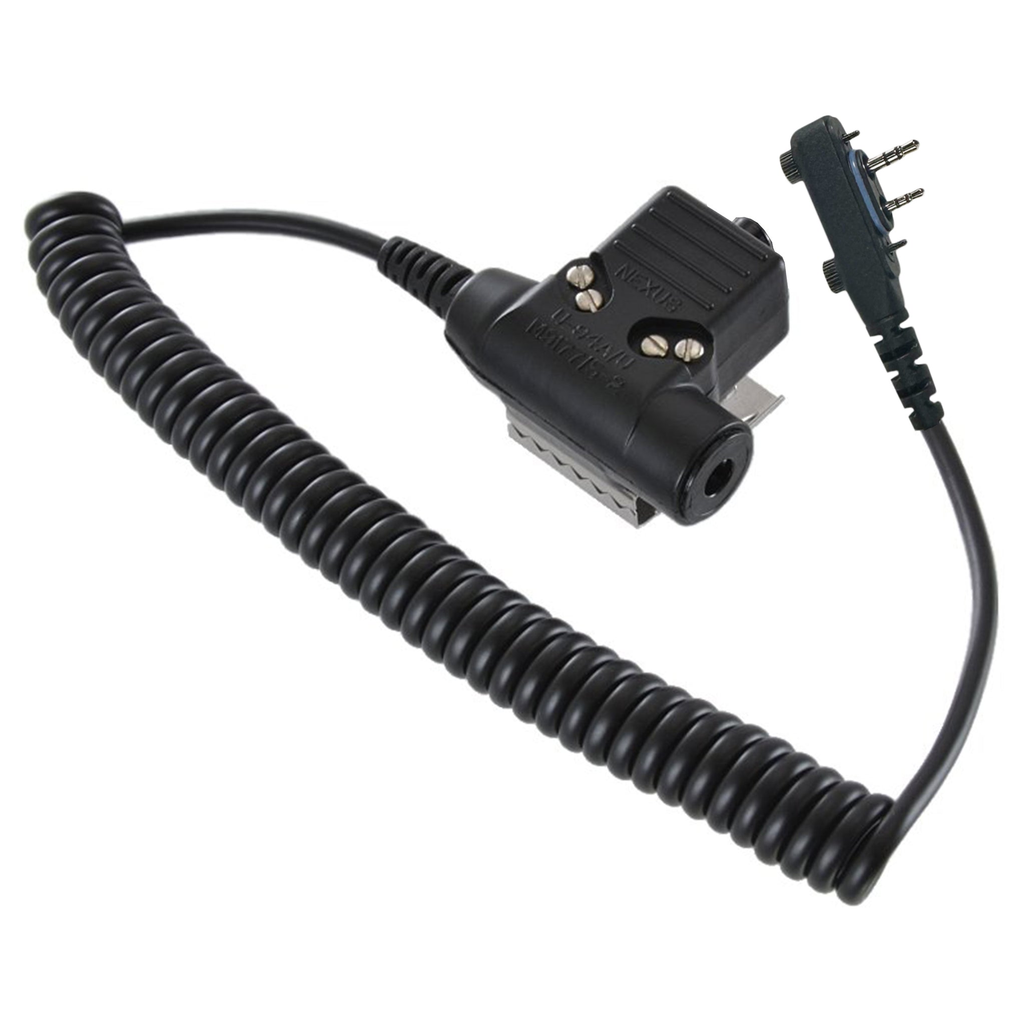 Pilot PA50HA16 Helicopter Headset Adaptor Coiled Cord for Icom IC