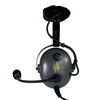 PA-12.8S Aviation Headset - Dual GA Plugs (Mono/Stereo)