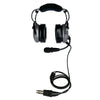 PA-12.8S Aviation Headset - Dual GA Plugs (Mono/Stereo)