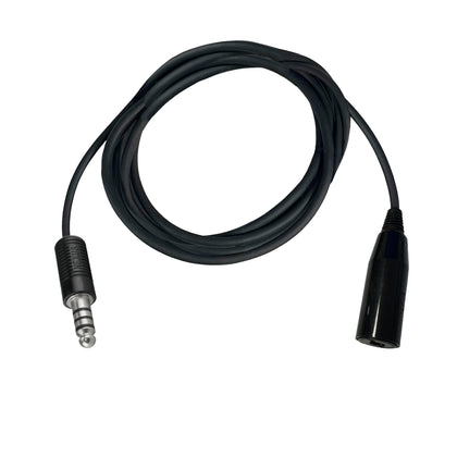 Pilot Communications PA-77HST U-174 Helicopter Extension Cable - 1.5M Straight Cord