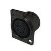 XLR-5P Female 5 Pin panel-mount socket as used by Boeing/Airbus