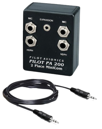 Pilot PA200EX 2 place Aviation Intercom Expansion Module